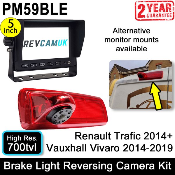 Reversing Cameras Uk Ltd Van Brake Light Reversing Camera Kits