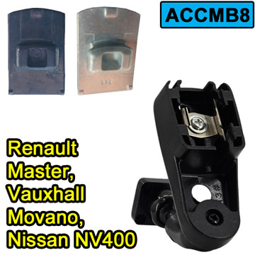 Rear View Mirror Monitor Bracket to fit Rear View Mirror Monitor to Renault Master, Vauxhall Movano and Nissan NV400 vans