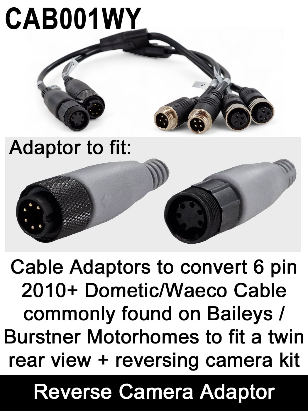 Reversing Cameras Uk Ltd Adaptors And Leads Burstner Baileys