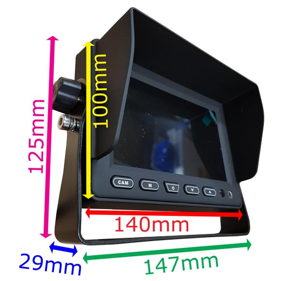 Reversing Cameras Uk Ltd Compact Monitor Reversing Camera Kits