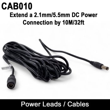 10M 2.1mm / 5.5mm DC Extension Cable | CAB010