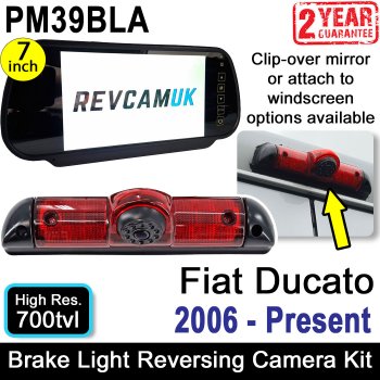Reversing Camera Kit for Fiat Ducato (2006-Present) to fit Brake Light | PM39BLA