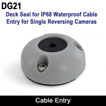 21mm Deck Seal IP68 Waterproof Cable Gland for single cable entry from Index Marine | DG21 (Grey)