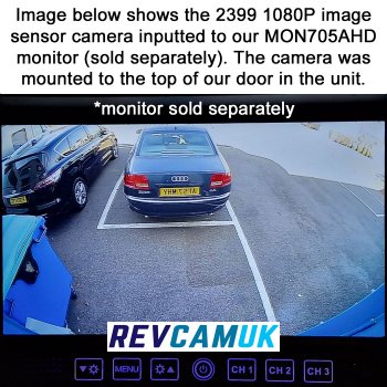 White Number Plate Reversing Camera - 1080P AHD | CAM105AHD