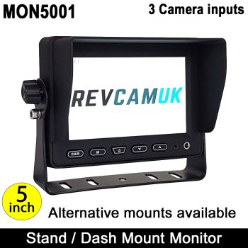 5" Monitor for Reversing/ Rear View Cameras | MON5001