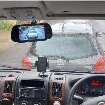 Rear View Mirror Monitor showing picture from a reversing camera *sold separately