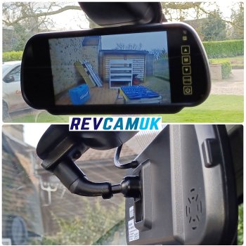 Windscreen Bracket Mount 7" Rear View Mirror Monitor for reversing cameras | MON293B