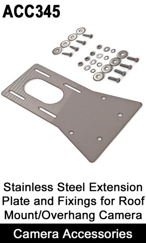 ACC345 - Stainless steel extension plate for our roof mount camera