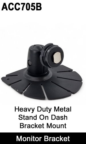 Heavy duty metal dash mount bracket for our stand monitors | ACC705B