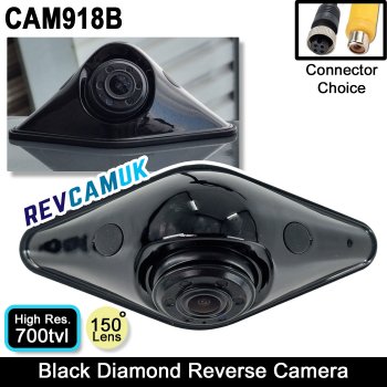 Black diamond Shaped reversing camera - main pic