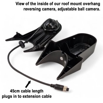 Sony AHD High Definition Black Roof Mount Overhang Reversing Camera Kit with 7" Monitor | PM67B-HD