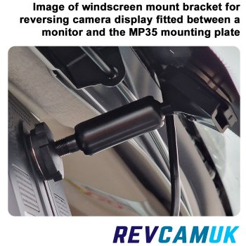 Windscreen mounting bracket for dashboard mounted reversing camera monitors | ACCMB99