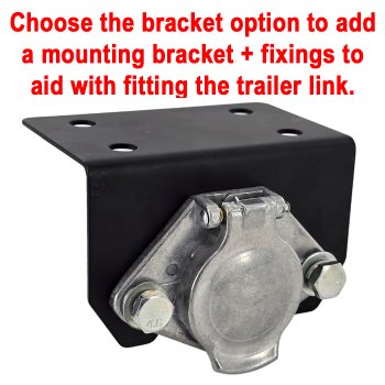 Heavy Duty Trailer Link for 2 Rear View Cameras - Lift Flap Design | CAB011-2way