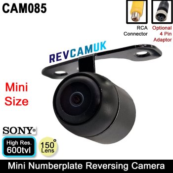 "Butterfly Wings" Number Plate Reverse Camera | 1/3" 600TVL Sony CCD sensor | CAM085