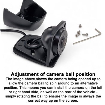 Compact Side View Blindspot Camera - 1080P AHD | CAM219AHD