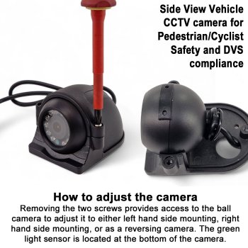 Black Side View Blind Spot Camera - Sony 700TVL CCD sensor | CAM647CCD