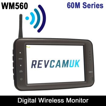 60M Digital Wireless 5" Monitor Display for Reversing Camera | Built in Aerial + RX Receiver | WM560