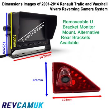 Renault Master, Vauxhall Movano, Nissan NV400 Brake Light Reversing Camera Kit | PM59BLF