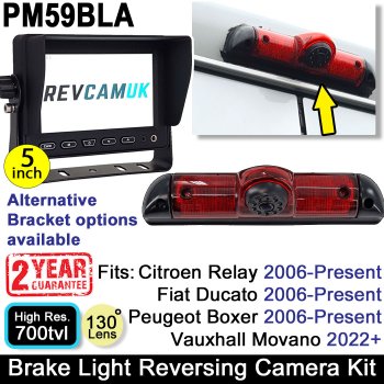 Citroen Relay, Fiat Ducato, Peugeot Boxer Reversing Camera System for 2006+ Van Brake Light | PM59BLA