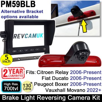 Fiat Ducato, Citroen Relay, Peugeot Boxer Reversing Camera System for 2006+ Van Brake Light | PM59BLB