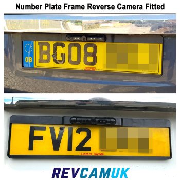 Numberplate Frame Reversing Camera Kit with 7" Monitor | PM65F-SD