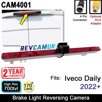 Iveco Daily Brake Light Reverse Camera 2022+ | CAM4001