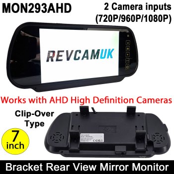 AHD Rear View Mirror Monitor for 720P 960P 1080P Reversing Cameras