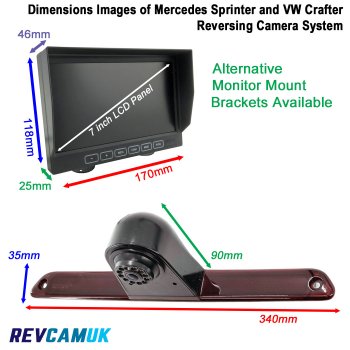 Mercedes Sprinter 2006-Present VW Crafter 2006-2017 Reversing Camera System | PM69BLD