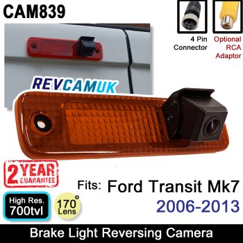 Ford Transit Mark 7 2006 - 2013 Brake Light Reverse Camera  | CAM839