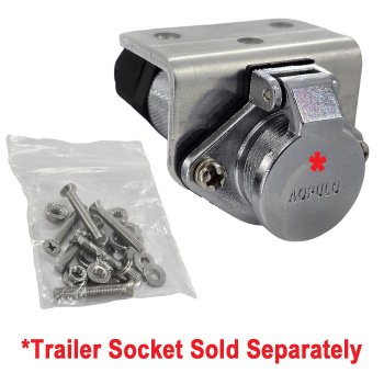 Bracket + Screws to fit Standard / Medium Duty Trailer Sockets | BR-011S