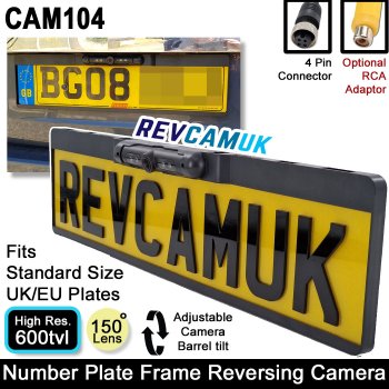 Number Plate Frame Reversing Camera | CAM104