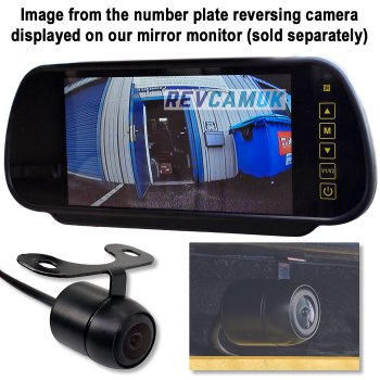 "Butterfly Wings" Number Plate Reverse Camera | 1/3" 600TVL Sony CCD sensor | CAM085