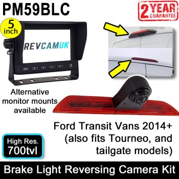 Reversing Camera Kit for Ford Transit 2014 - Present with 5 inch monitor display | PM59BLC