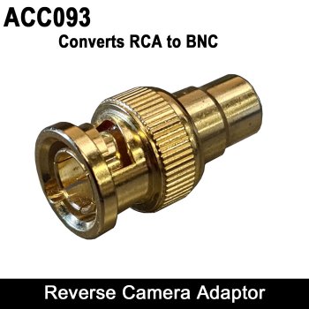 BNC Male Plug to RCA Phono Socket Connector Adaptor | ACC093