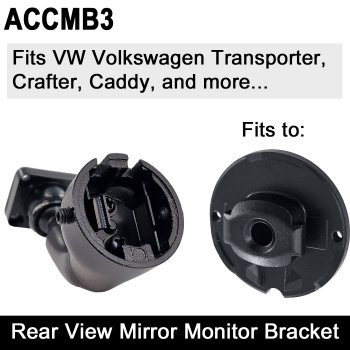 VW Volkswagen Swan Neck Bracket to attach Mirror Monitor to Windscreen | ACCMB3