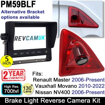 Renault Master, Vauxhall Movano, Nissan NV400 Brake Light Reversing Camera Kit | PM59BLF