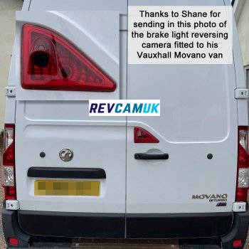 Reverse Camera Kit to fit Vauxhall Movano, Renault Master, and Nissan NV400 with 7" mirror monitor display | PM39BLF