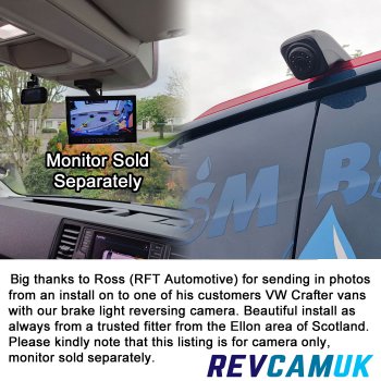 Volkswagen Crafter 2017+ Reversing Camera for Van Brake Light | PM59BLJ