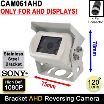 White Motorhome Reversing Camera - Sony 1080P AHD | CAM061AHD