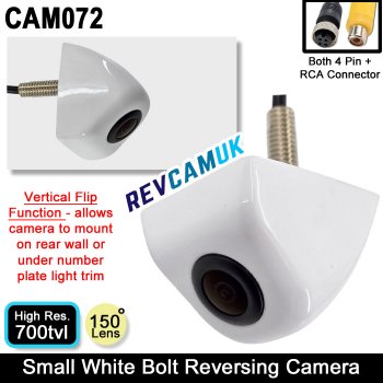 White Motorhome Bolt Reverse Camera | CAM072