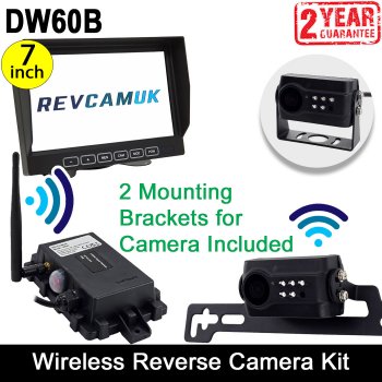 Wireless Number Plate Reversing Camera and 7" Monitor | DW60B