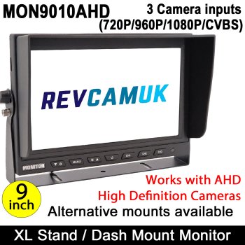 9" Monitor for AHD Reverse Cameras | MON9010AHD