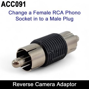 M / M RCA Phono Adaptor to convert female in to male | ACC091