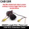 20M Phono / RCA extension reversing camera cable with trigger wire | CAB120R