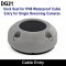 21mm Deck Seal IP68 Waterproof Cable Gland for single cable entry from Index Marine | DG21 (Grey)