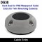 30mm Deck Seal IP68 Waterproof Cable Gland for twin cable entry from Index Marine | DG30