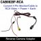 Female 4 Pin to RCA Reversing Camera Adaptor Cable (Bare Wire Power Version) | CAB0020F-RCA