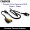 Male 4 Pin Screw Aviation to RCA Phono + DC Socket - Reversing Camera Adaptor | CAB0020