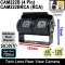 Black Dual Lens Rear View + Reversing Camera - Sony CCD 700TVL 1/3" sensor | CAM222B