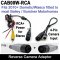 Burstner, Baileys, Dometic, Waeco Pre-fitted 6 Pin Motorhome Cable Adaptors 2010+ version for Single Reverse Camera RCA output to Stereo Head Unit | CAB00W-RCA